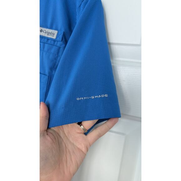 Columbia Youth PFG Omni-Shade Short Sleeve Fishing Shirt - Picture 4 of 6